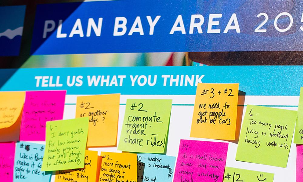 Plan Bay Area 2050 public engagement